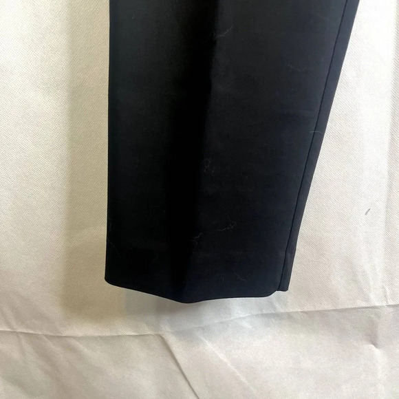 Calvin Klein Black Straight Leg Trouser with Zipper Detail Plus Size 14 - Picture 6 of 10